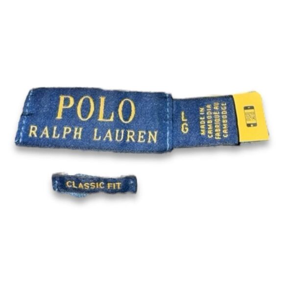 Navy Polo Ralph Lauren L/S Soft Touch Polo Shirt Size L - Picture 2 of 9